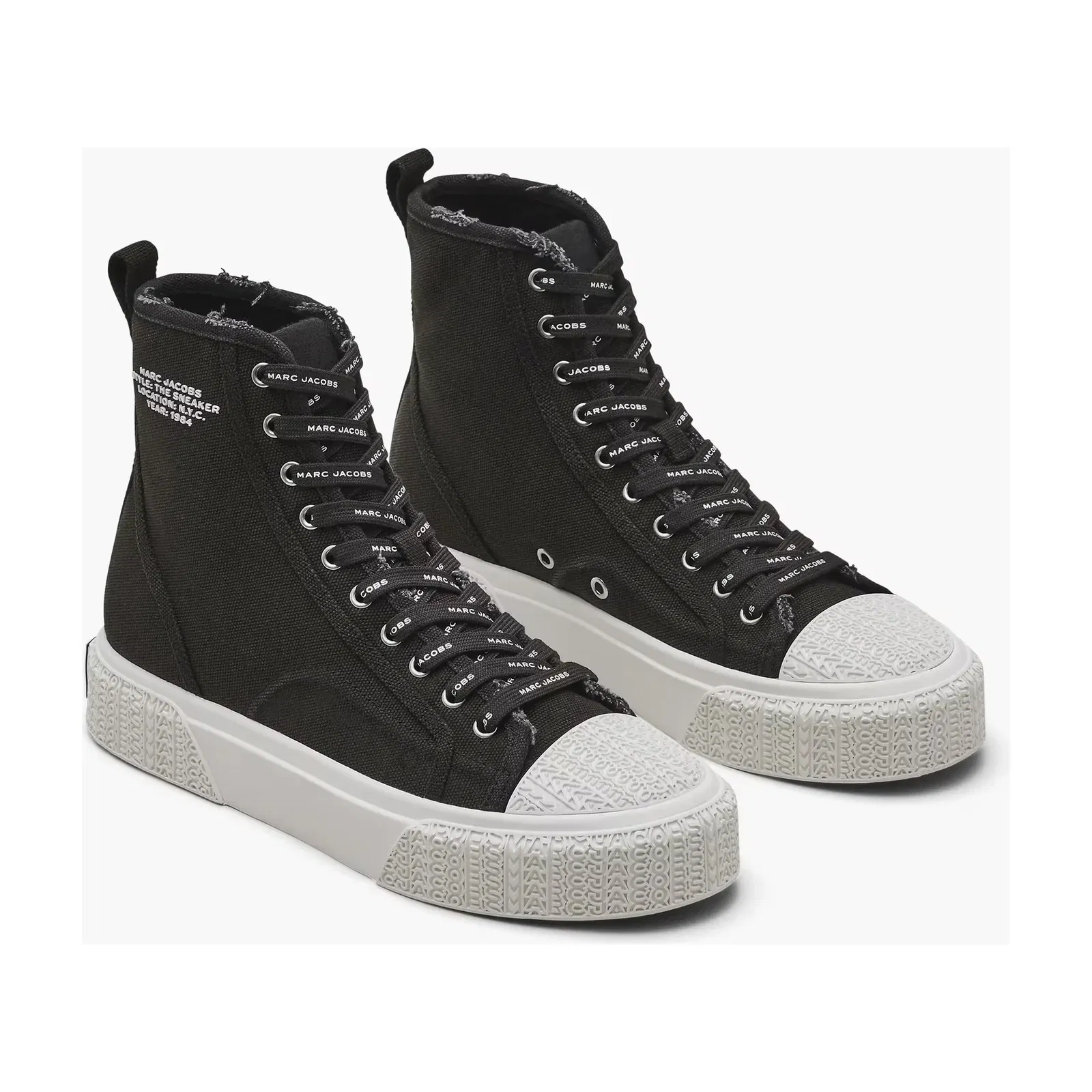 Marc Jacobs Marc Jacobs The High Top Sneaker Black Black