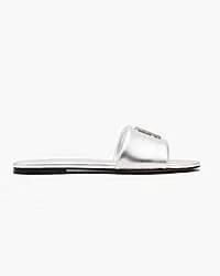 Marc Jacobs Marc Jacobs The Pave Snapshot Slide Silver Silver