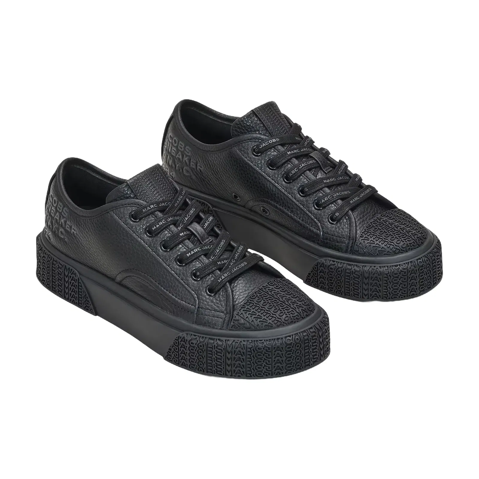 Marc Jacobs Marc Jacobs The Leather Sneaker Black Black