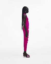 Marc Jacobs Marc Jacobs The Rhinestone J Marc Heeled Sandal Black/Petal Pink Black/petal Pink