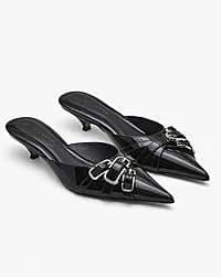 Marc Jacobs Marc Jacobs The Emma Kitten Heel Black Black