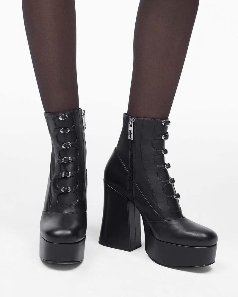 Marc Jacobs Marc Jacobs The Kiki Stretch Ankle Boot Black Black