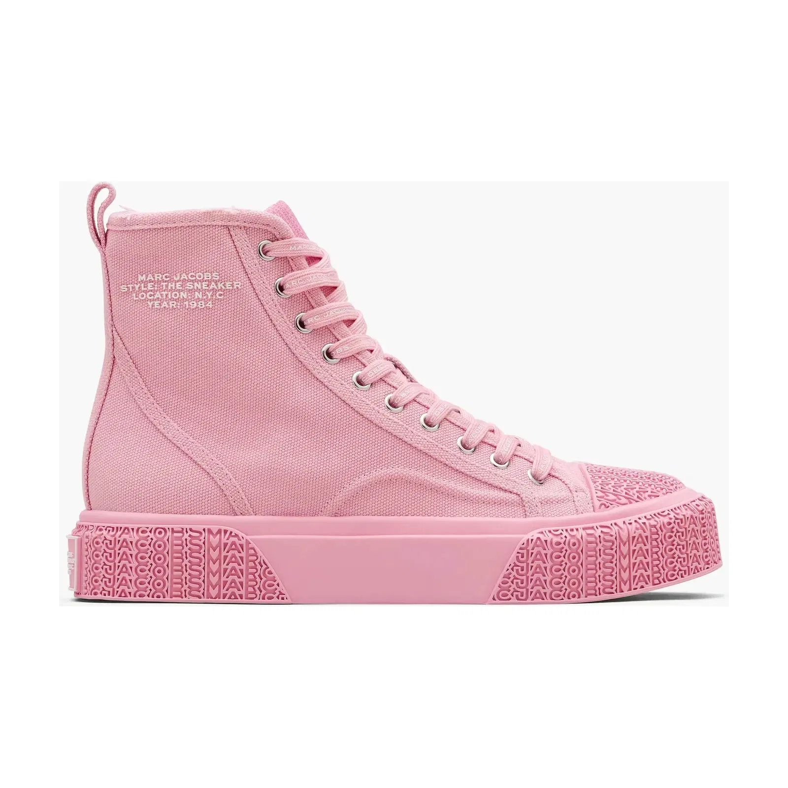 Marc Jacobs Marc Jacobs The High Top Sneaker Ribbon Pink Ribbon Pink