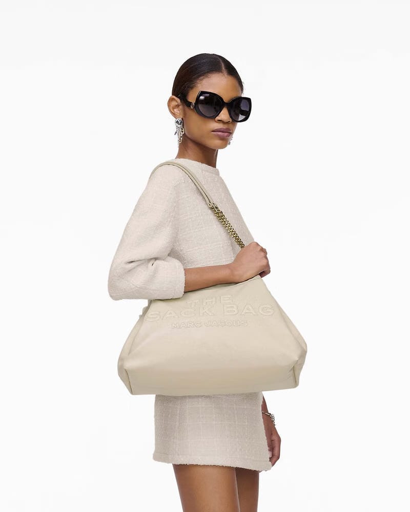 Marc Jacobs Marc Jacobs The Large Chain Sack Bag Cloud White Cloud White