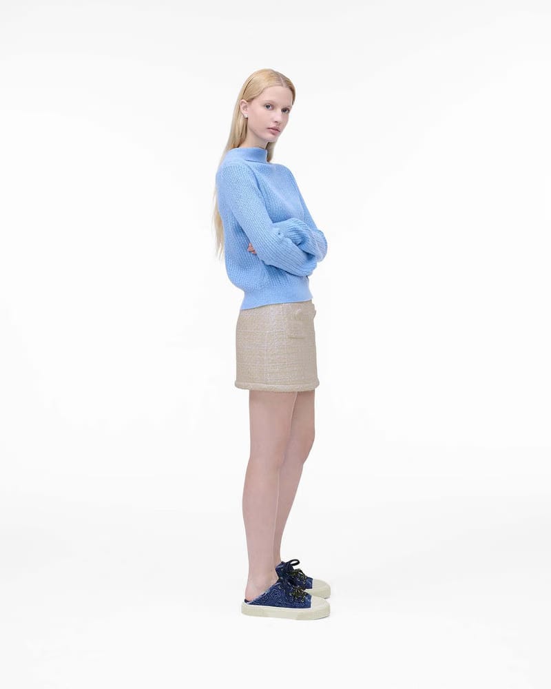 Marc Jacobs Marc Jacobs The Puffy Daisy Denim Sneaker Mule Medium Wash Indigo Medium Wash Indigo