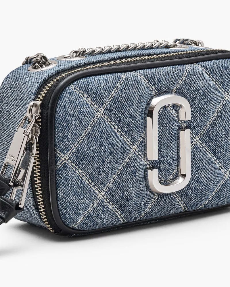 Marc Jacobs Marc Jacobs The Quilted Denim Softshot Light Wash Indigo Light Wash Indigo