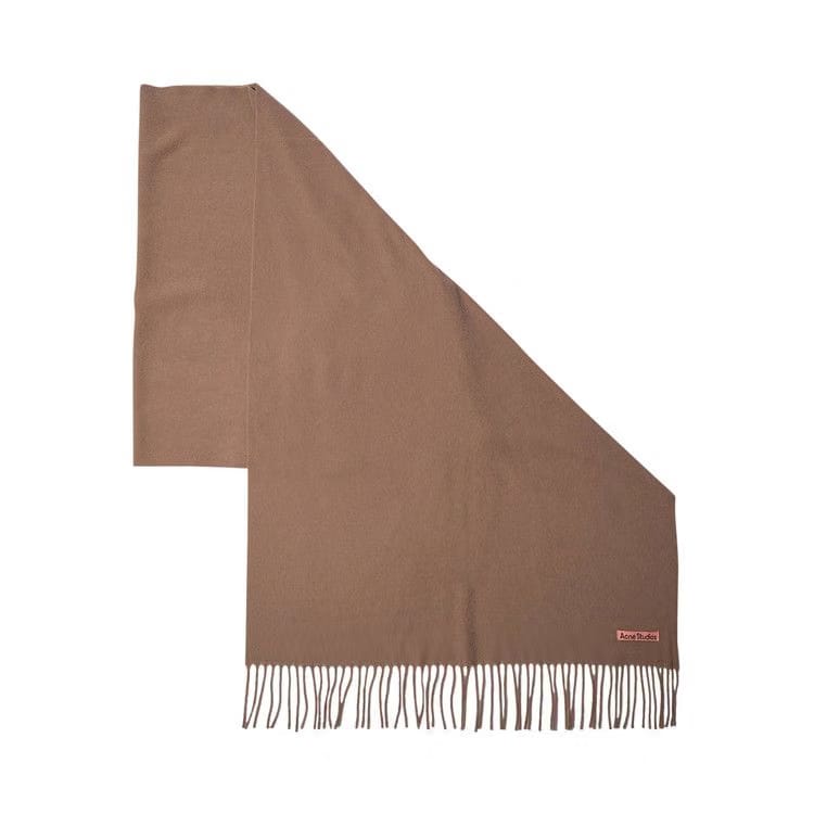Acne Studios Canada New Scarf Caramel Brown