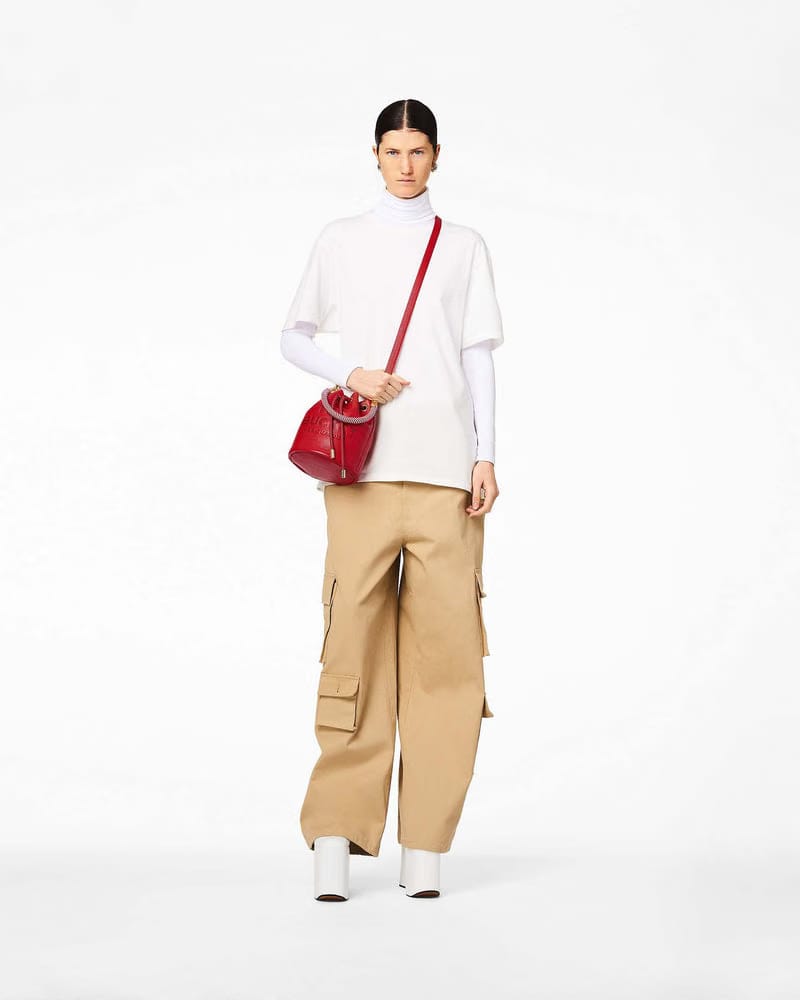 Marc Jacobs Marc Jacobs The Leather Bucket Bag True Red True Red
