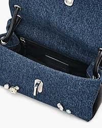 Marc Jacobs Marc Jacobs The Gem Denim Mini Dual Bag Indigo Indigo