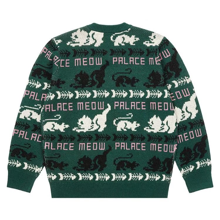 Palace Meow Meow Knit Green