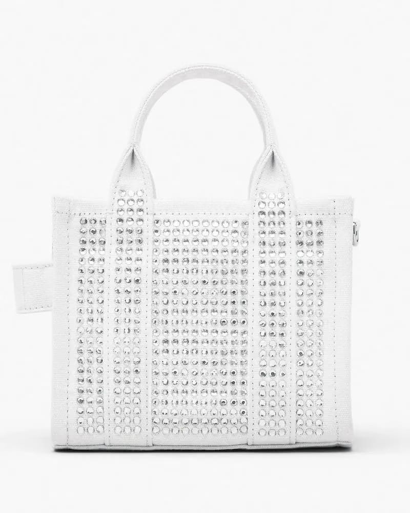 Marc Jacobs Marc Jacobs The Crystal Canvas Crossbody Tote Bag White Crystal White Crystal