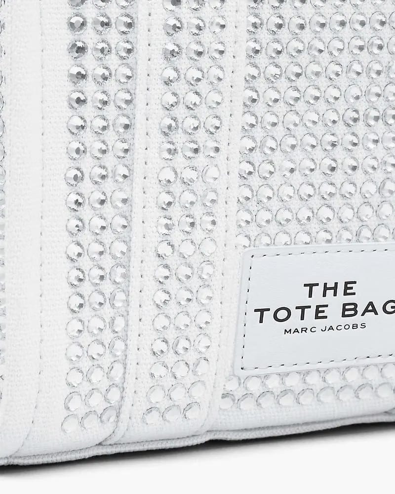 Marc Jacobs Marc Jacobs The Crystal Canvas Crossbody Tote Bag White Crystal White Crystal