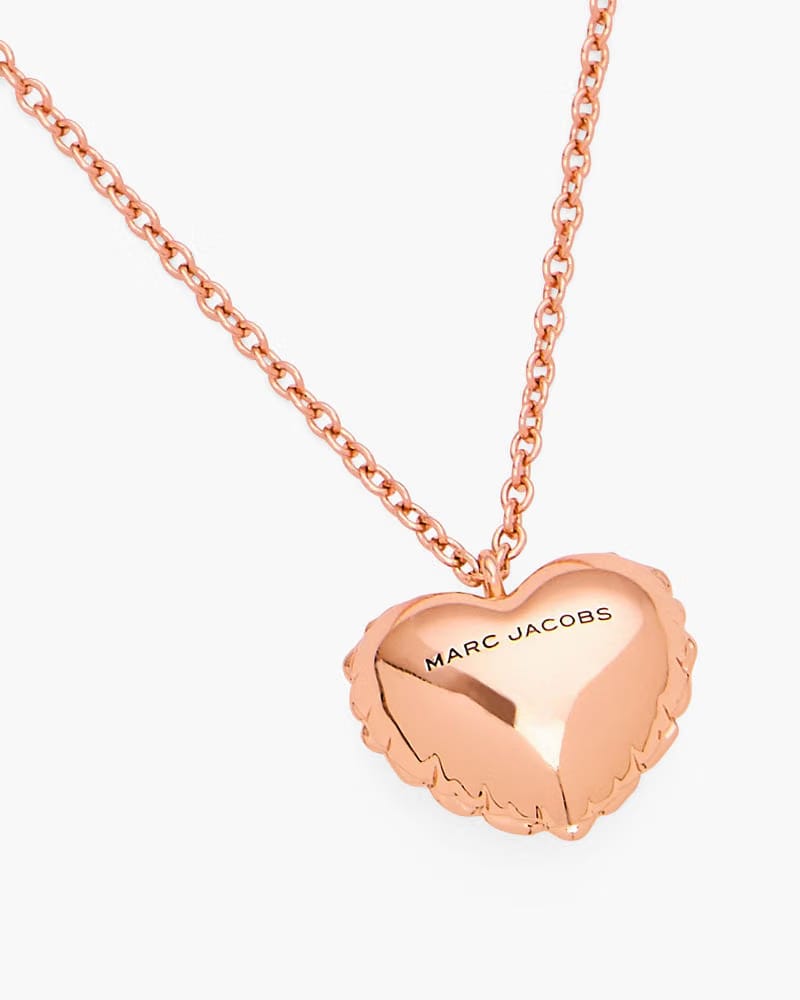 Marc Jacobs Marc Jacobs Balloon Heart Necklace Antique Rose Gold Antique Rose Gold