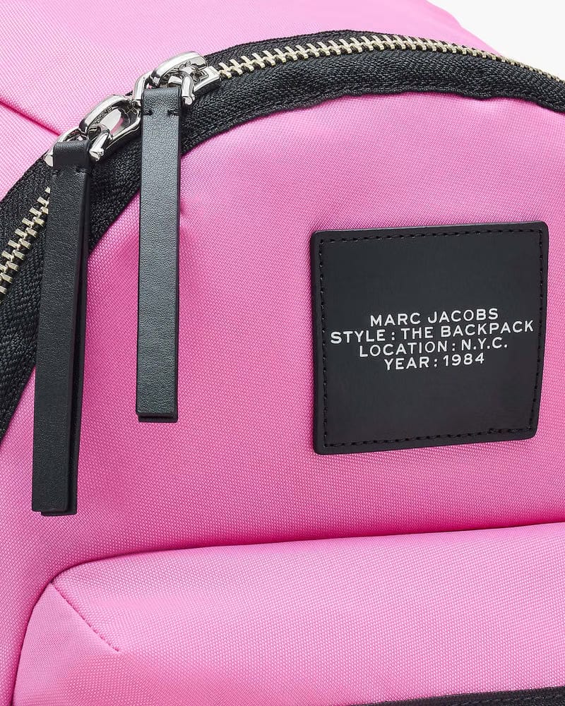 Marc Jacobs Marc Jacobs The Biker Nylon Large Backpack Bow Pink Bow Pink
