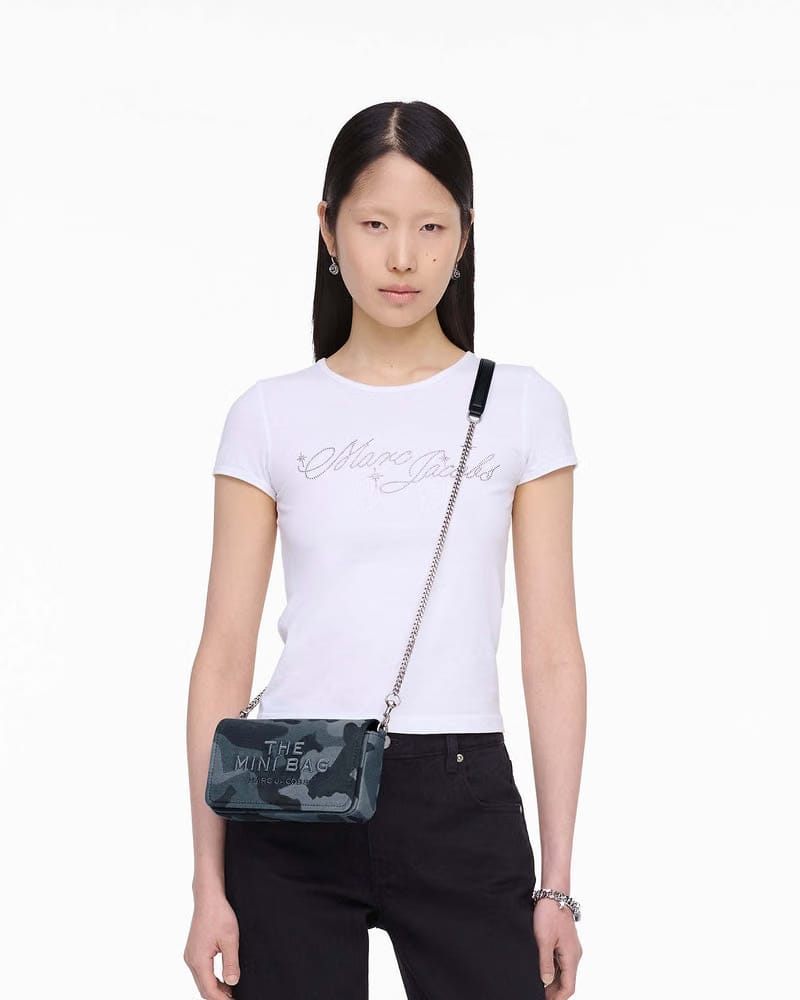 Marc Jacobs Marc Jacobs The Camo Jacquard Chain Mini Bag Blue Multi Blue Multi
