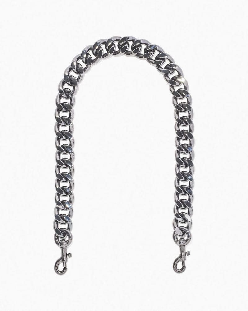 Marc Jacobs Marc Jacobs The Chainlink Shoulder Strap Gunmetal Gunmetal