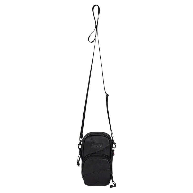 Supreme Patchwork Leather Small Shoulder Bag Black