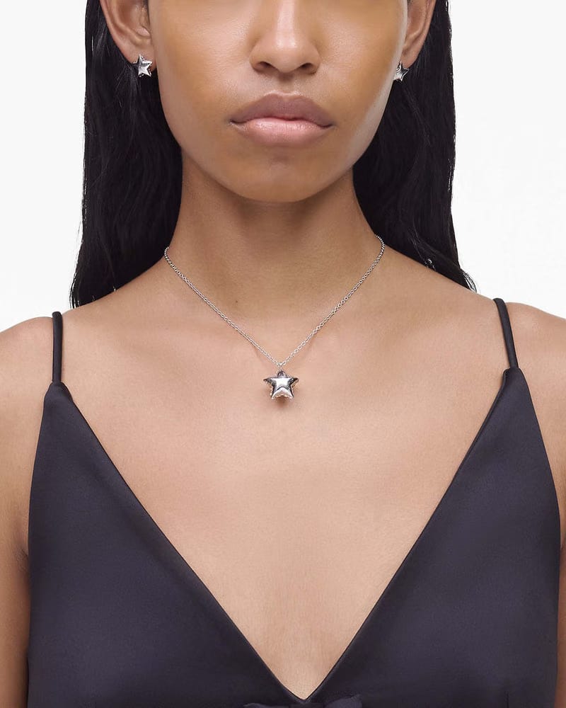 Marc Jacobs Marc Jacobs Balloon Star Necklace Light Antique Silver Light Antique Silver