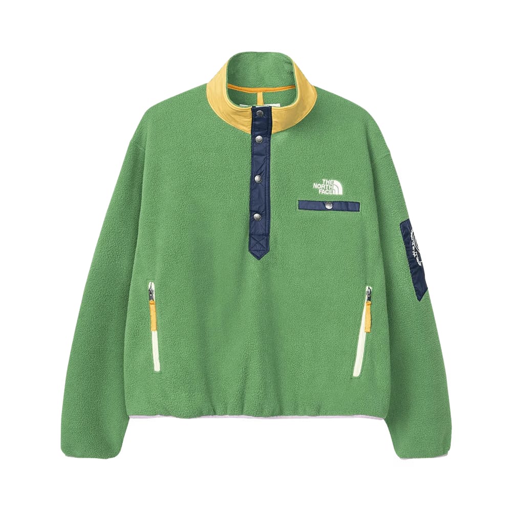 Brain Dead x The North Face 89 Placket Pullover Fleece Sullivan Green