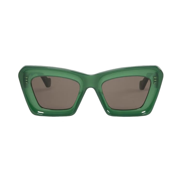 Loewe Anagram Sunglasses Shiny Dark Green/Brown