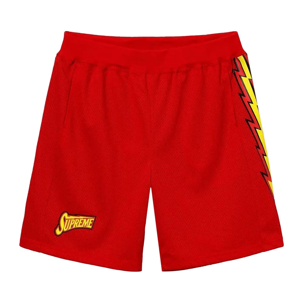 Supreme Bolt Shorts Red
