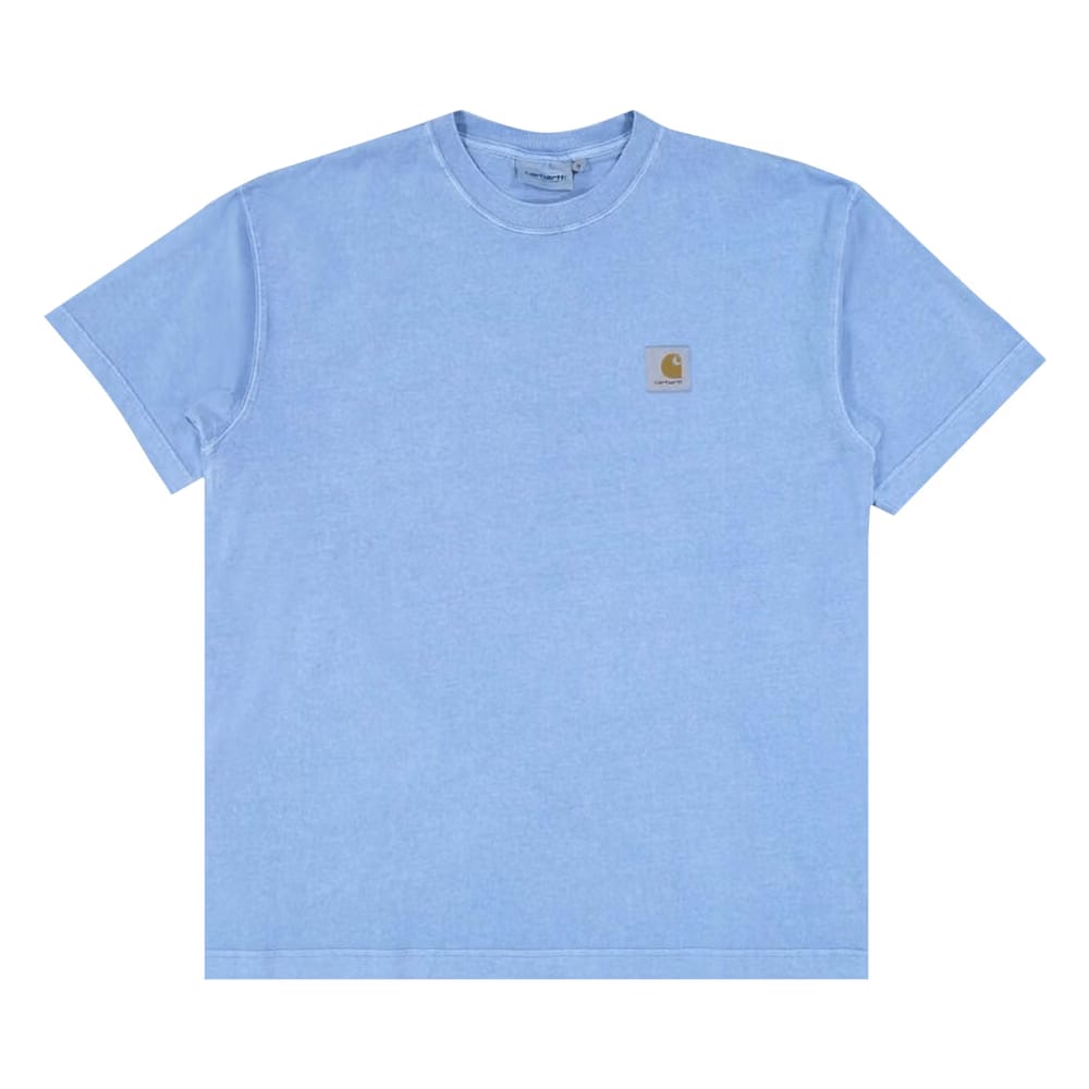 Carhartt WIP Shorts-Sleeve Nelson T-Shirt Piscine