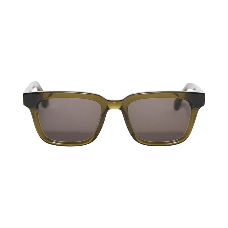 Mykita Lamin Sunglasses Peridot/Shiny Silver/Brown
