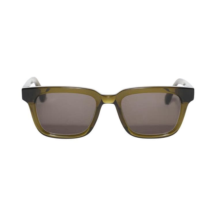 Mykita Lamin Sunglasses Peridot/Shiny Silver/Brown
