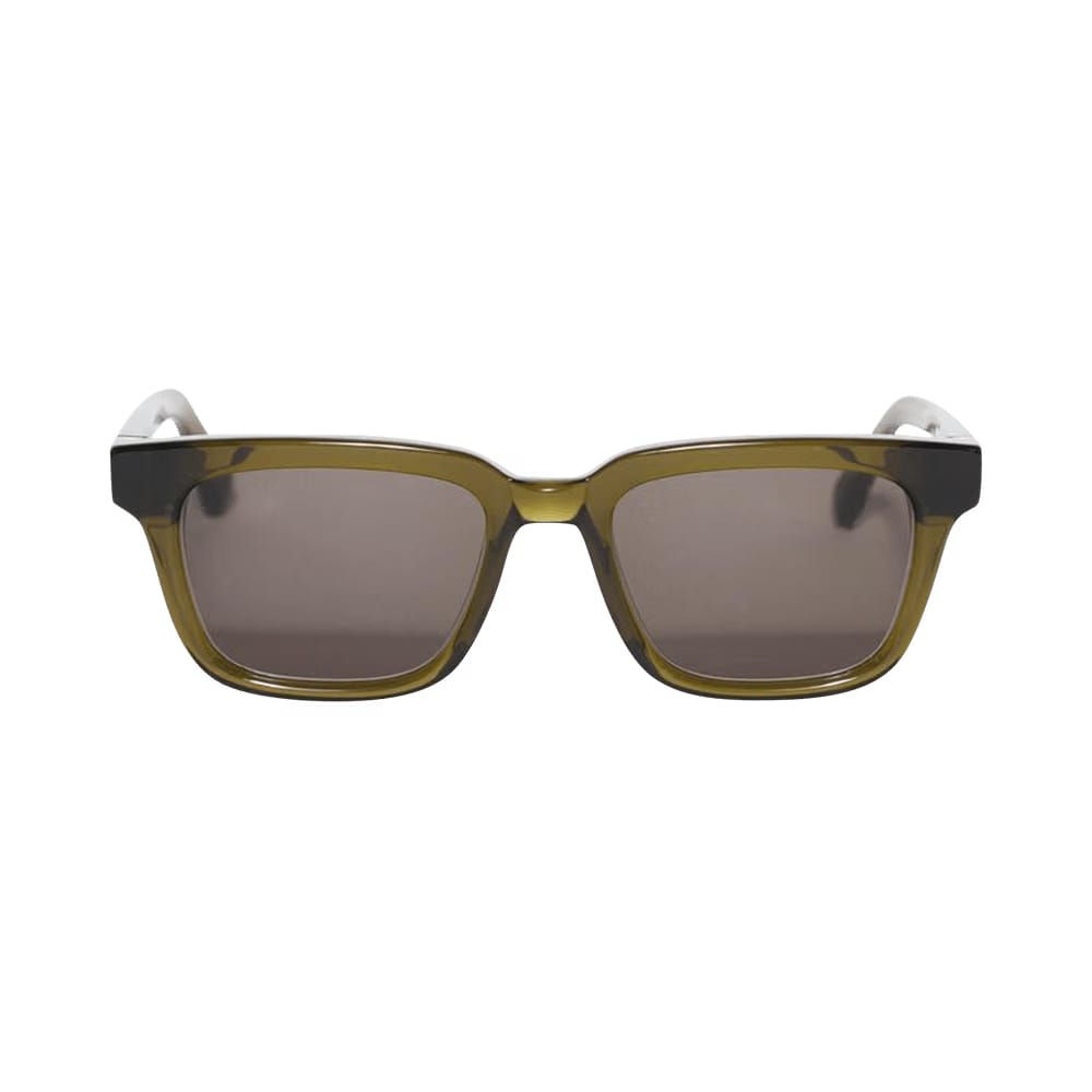Mykita Lamin Sunglasses Peridot/Shiny Silver/Brown