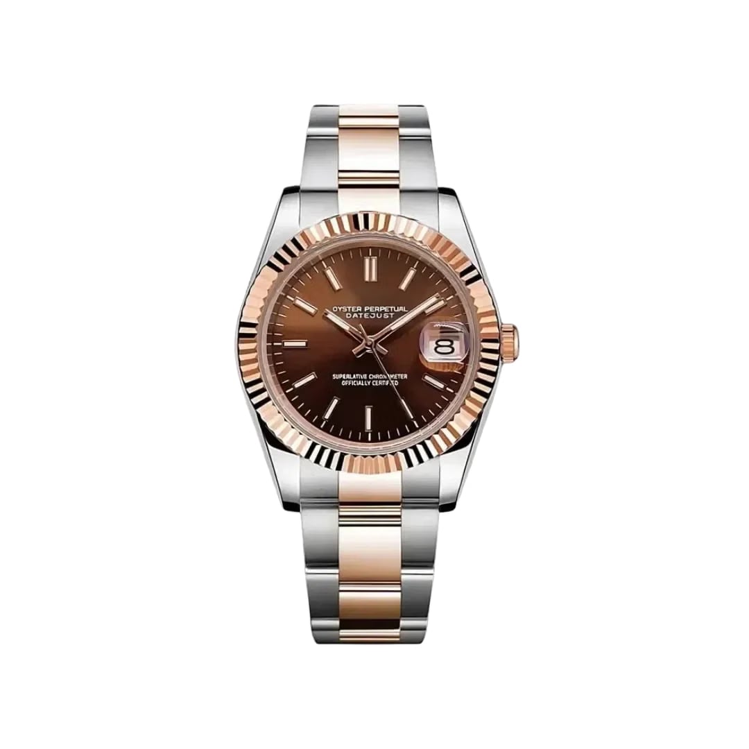 Mod (original Seiko Movement) DATEJUST CHOCOLATE INDEX
