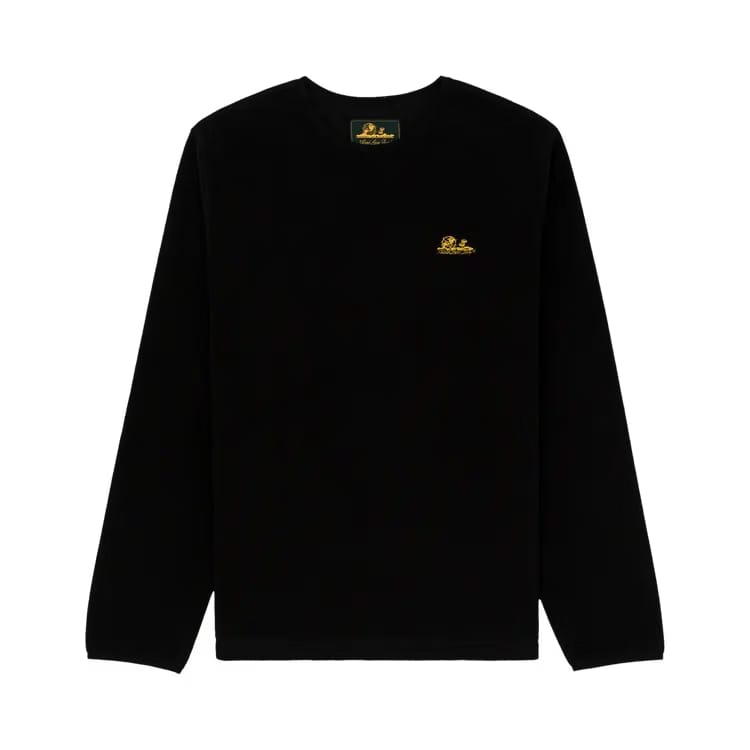 Aimé Leon Dore Unisphere Fleece Long-Sleeve T-Shirt Jet Black