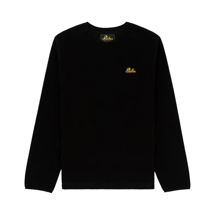 Aimé Leon Dore Unisphere Fleece Long-Sleeve T-Shirt Jet Black