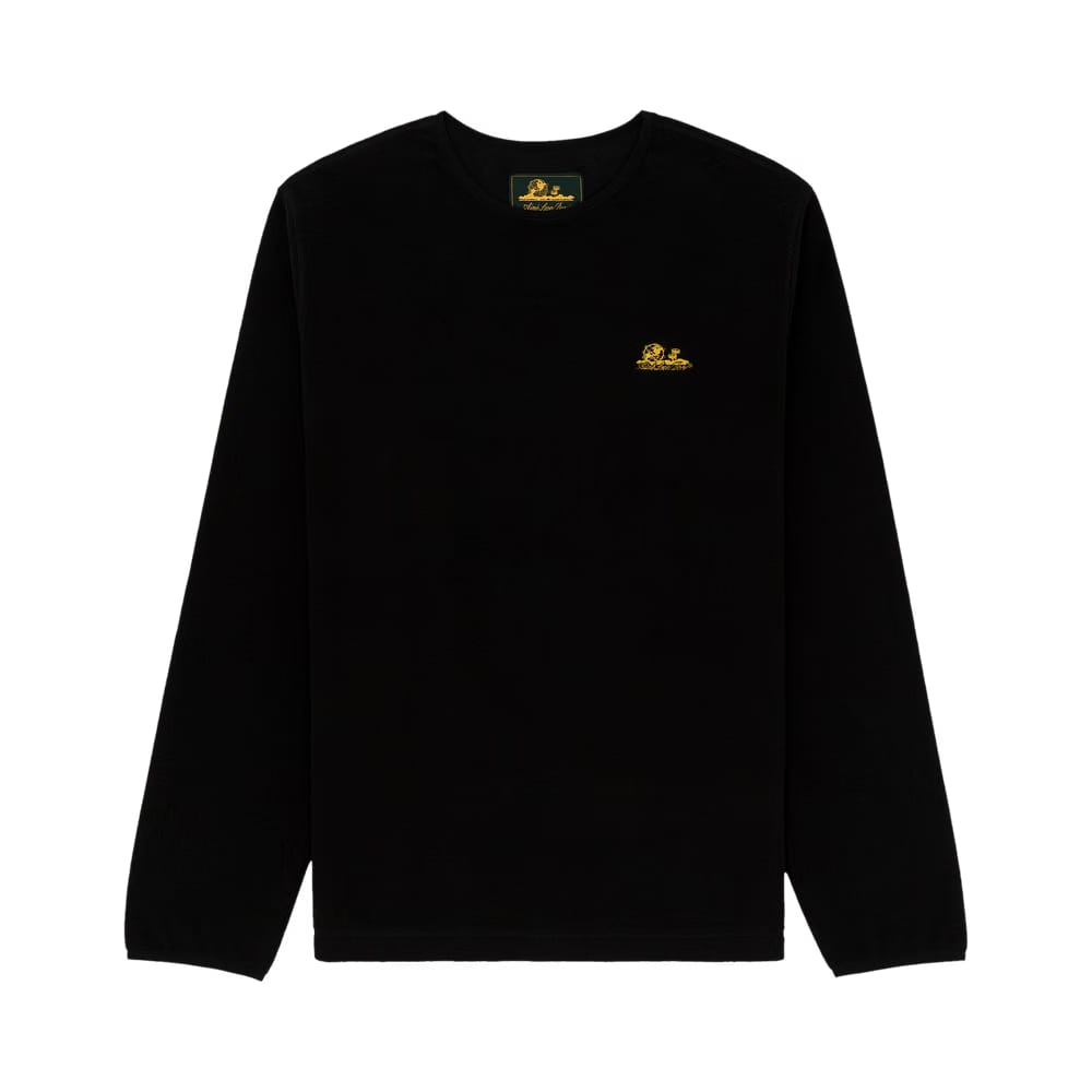 Aimé Leon Dore Unisphere Fleece Long-Sleeve T-Shirt Jet Black