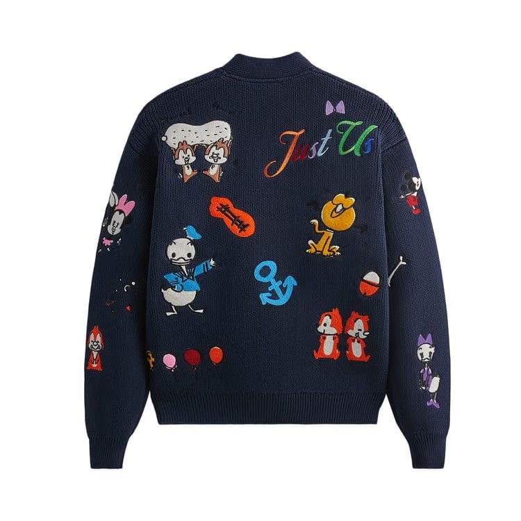 Kith For Mickey & Friends Chunky Yarn Cardigan Nocturnal