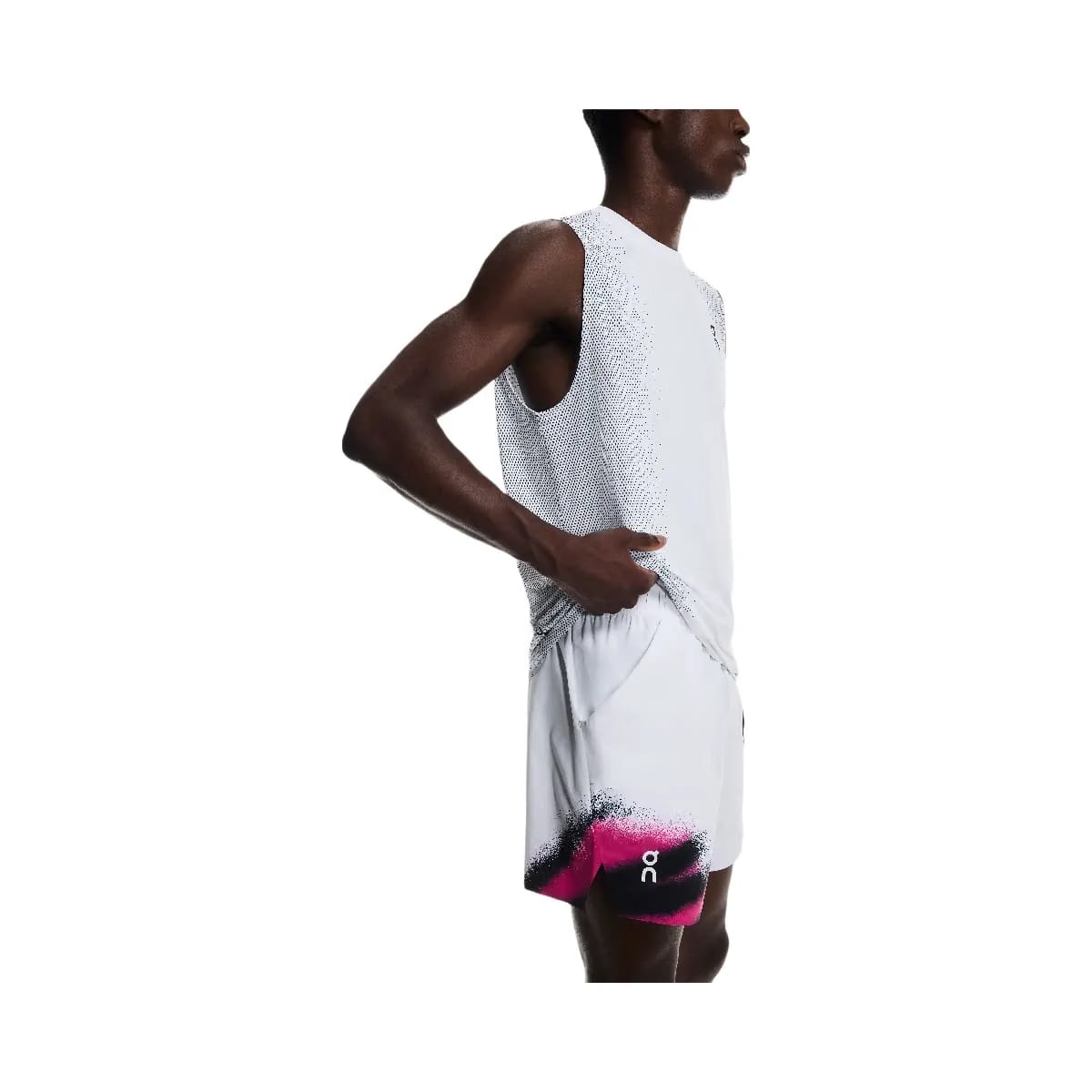 On Court Shorts White Black