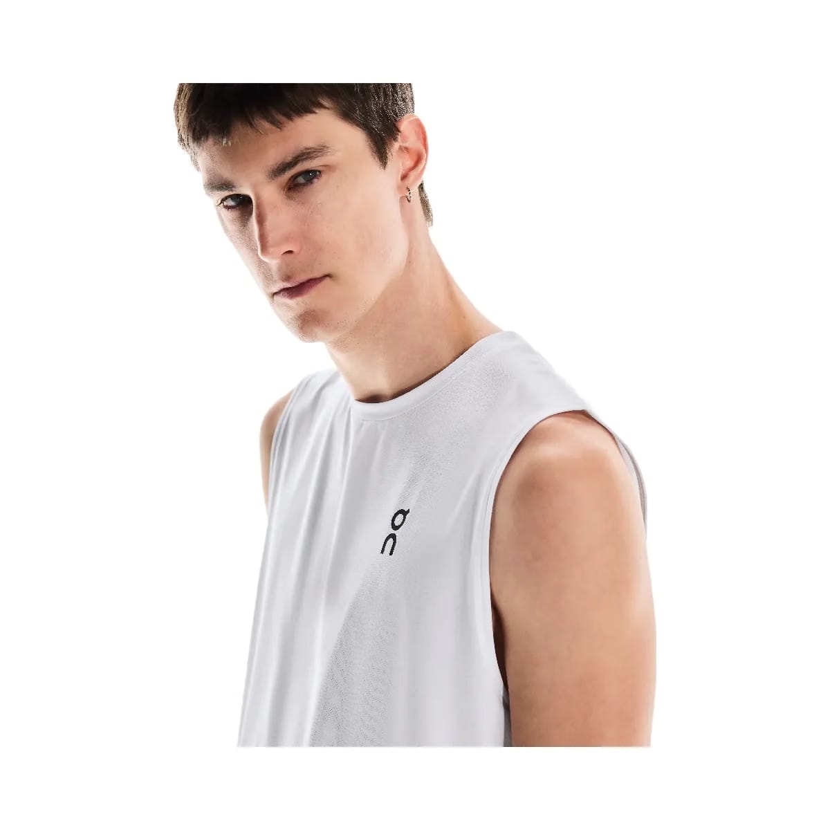 On Court Tank All White