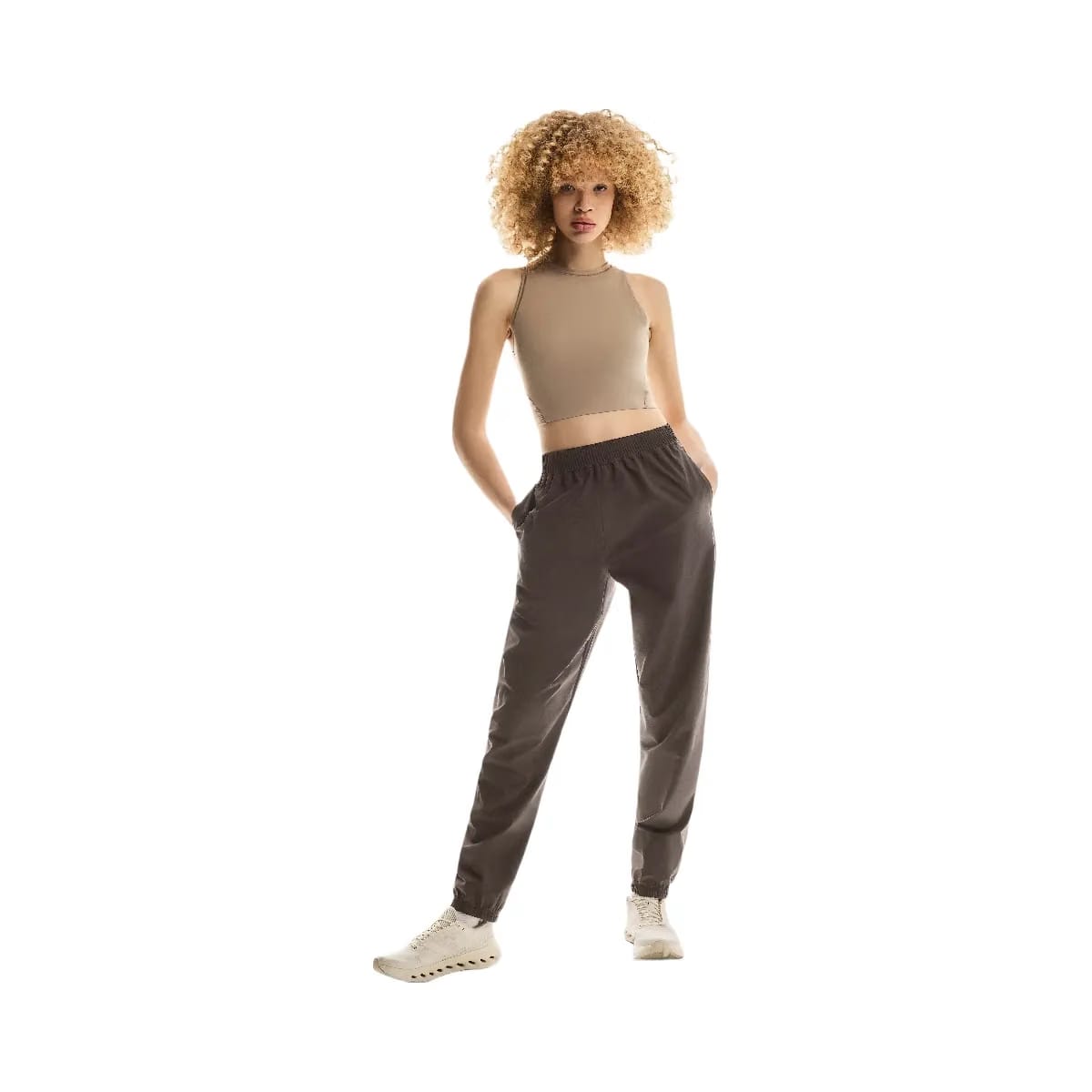 On Focus Pants Pebble