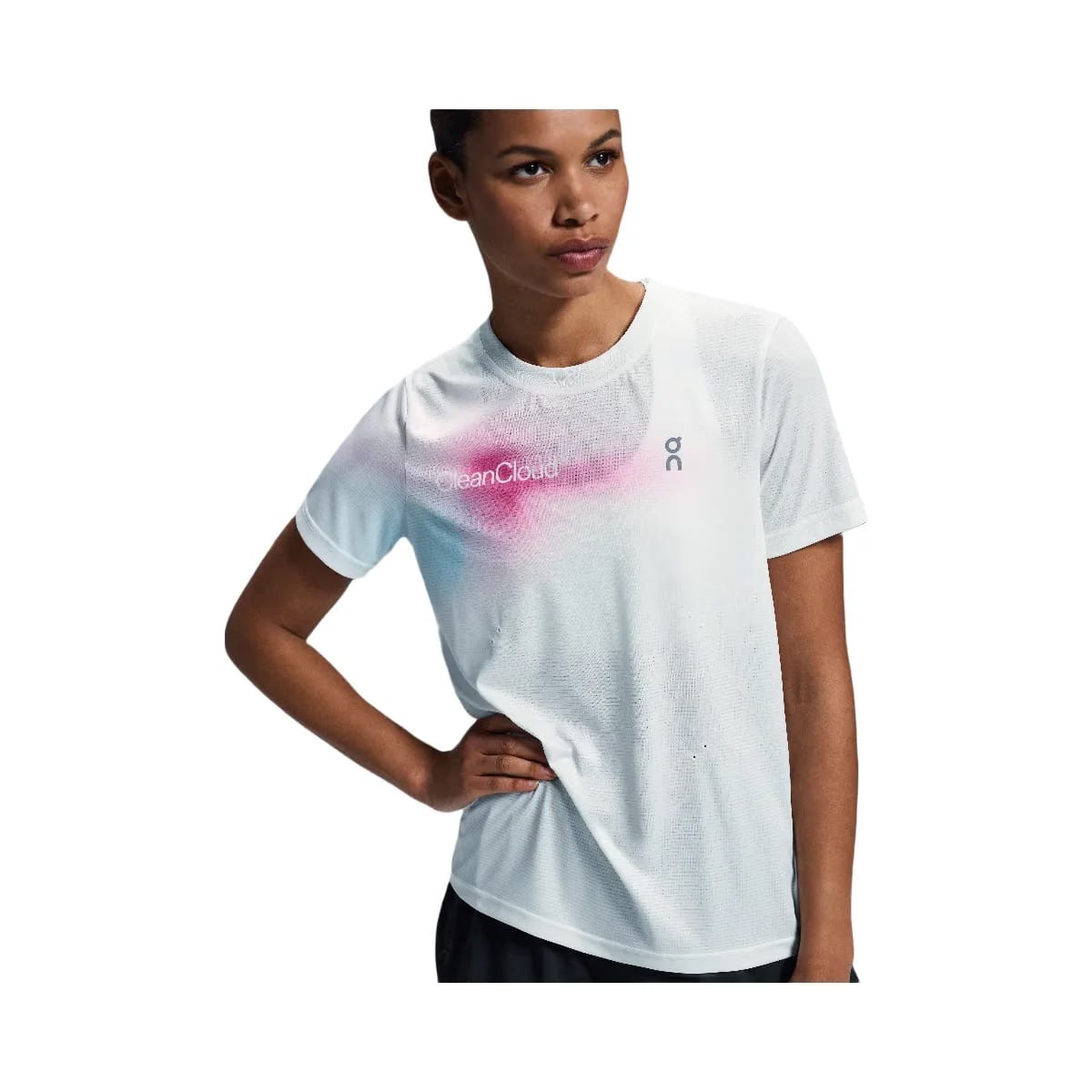 On Pace-T Undyed Pink