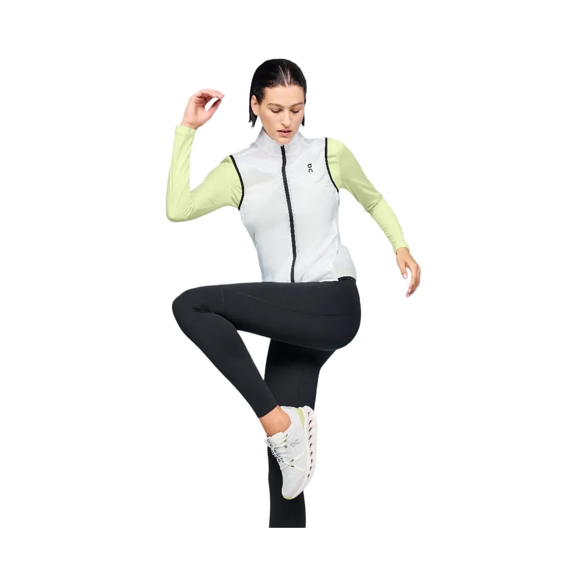 On Weather Vest White Black