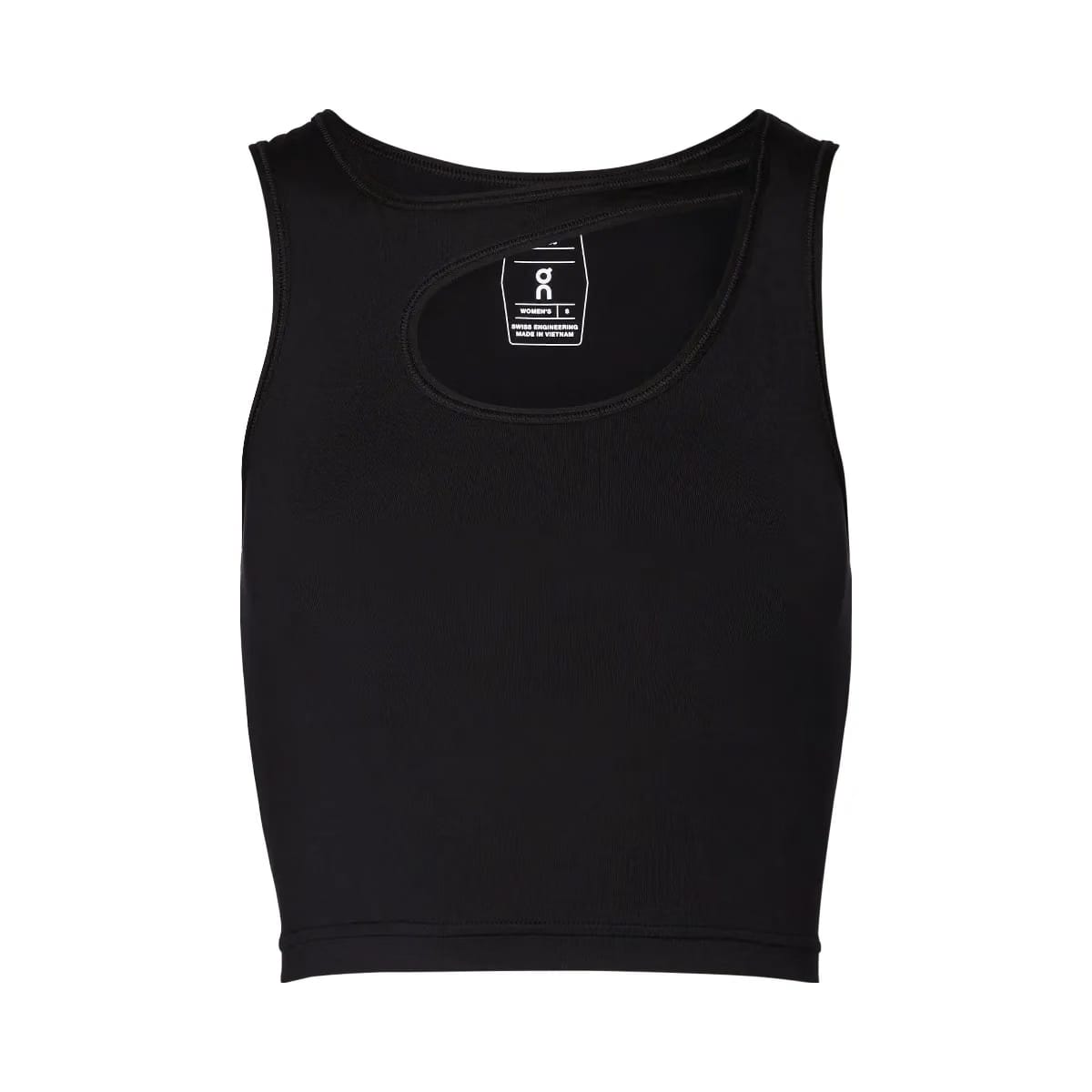 On Studio Cut-Out Crop Black