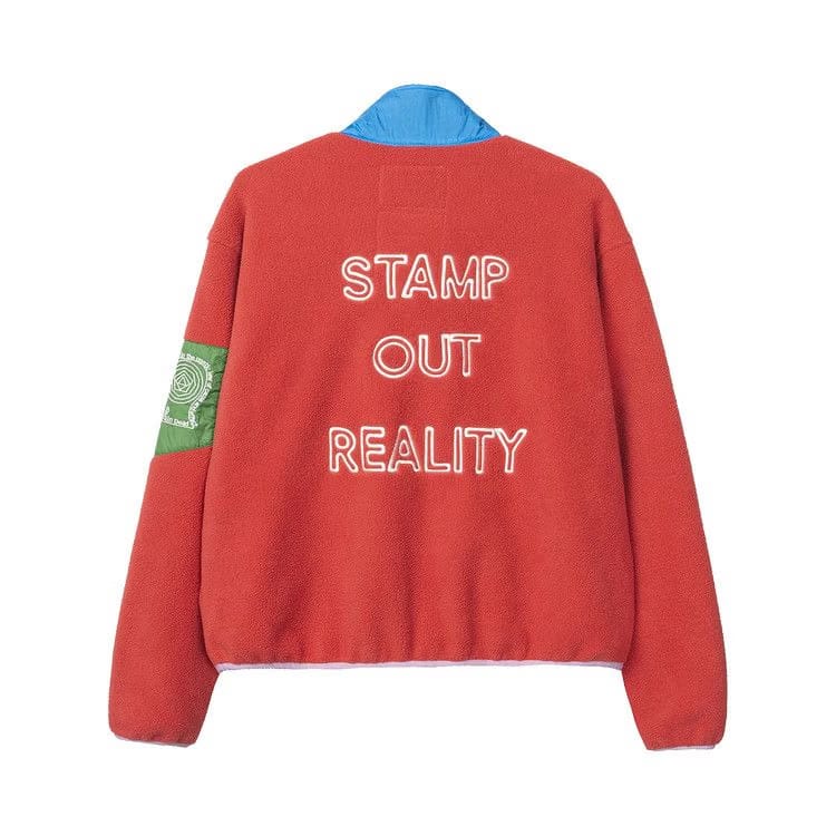 Brain Dead x The North Face 89 Placket Pullover Fleece Sunbaked Red