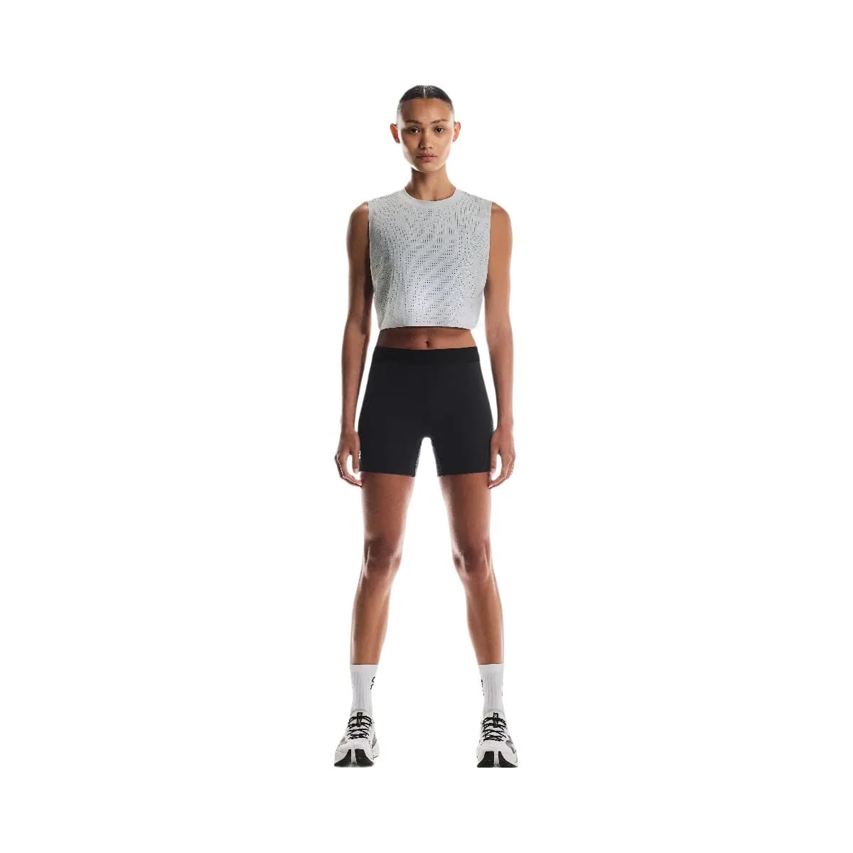 On Pace Tank Glacier White