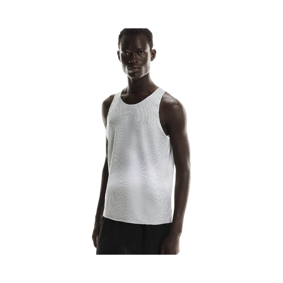 On Pace Tank Glacier White