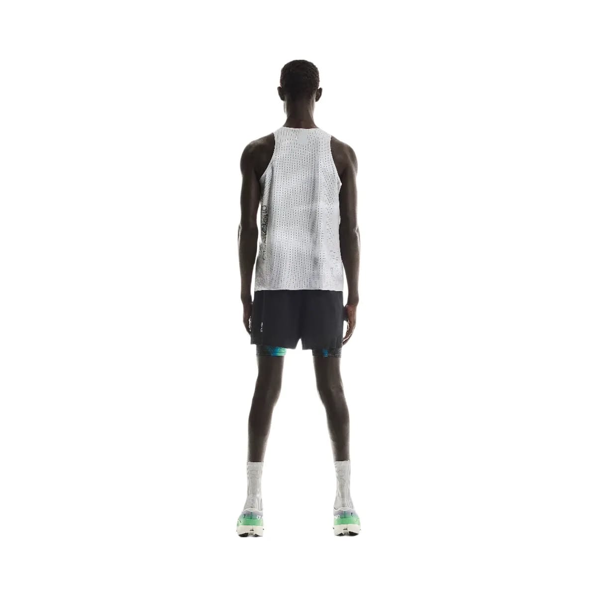 On Pace Tank Glacier White