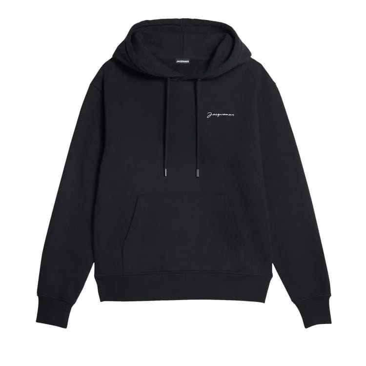 Jacquemus Le Sweatshirt Brodé Dark Black