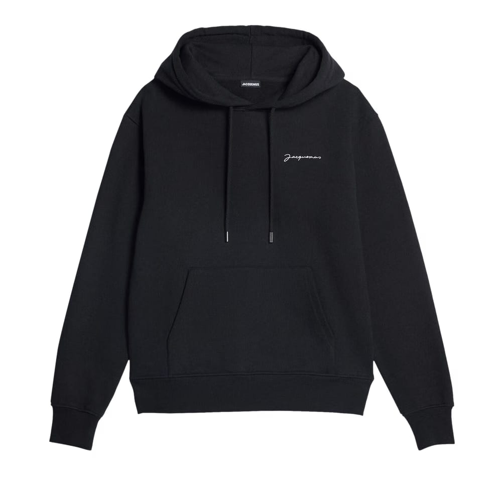 Jacquemus Le Sweatshirt Brodé Dark Black