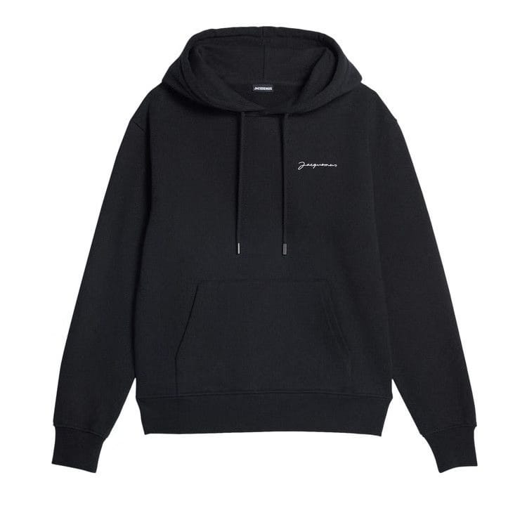 Jacquemus Le Sweatshirt Brodé Dark Black