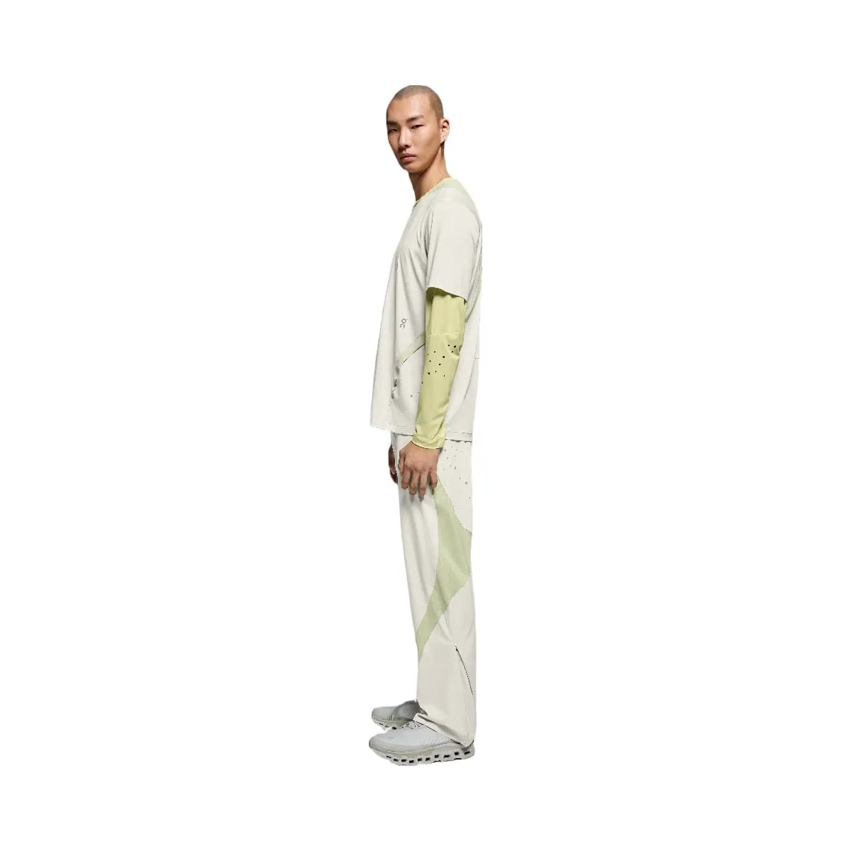 On Running Pants Paf Moondust Chalk