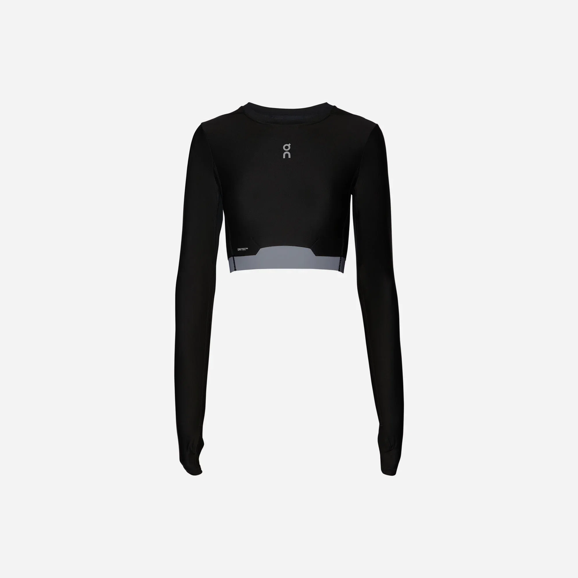 On Train Long Sleeve Crop Black