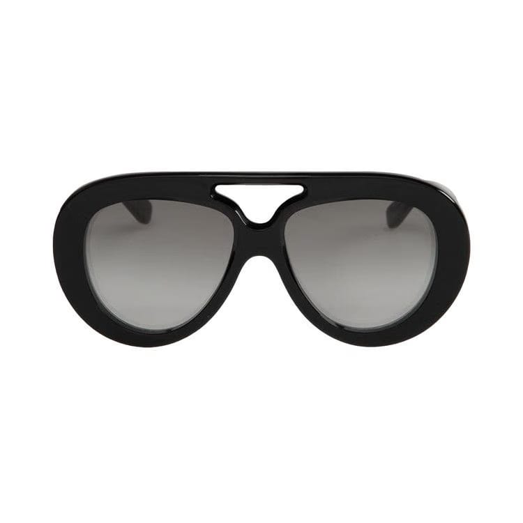Loewe Curvy Sunglasses Shiny Black/Gradient Smoke